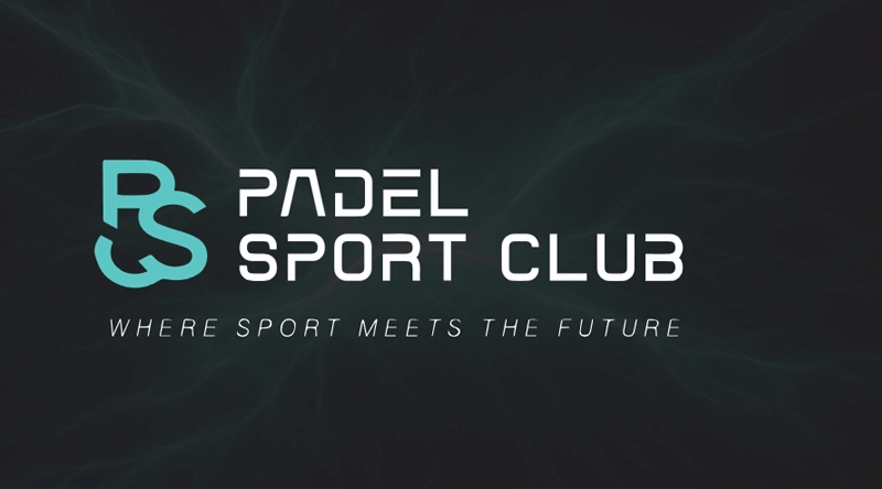 padel sport club landing page logotipo
